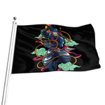 Ninja Warrior Print Flag