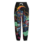 Ninja Warrior Print Fleece Lined Knit Pants
