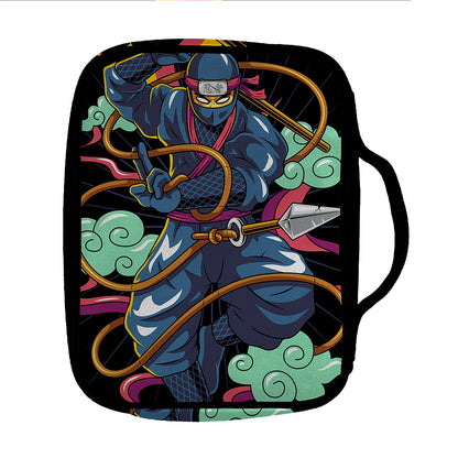Ninja Warrior Print Front Pocket Bible Bag