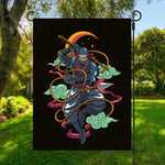 Ninja Warrior Print Garden Flag