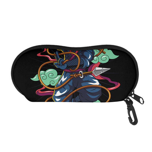 Ninja Warrior Print Glasses Case