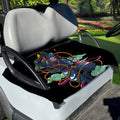 Ninja Warrior Print Golf Cart Seat Cover