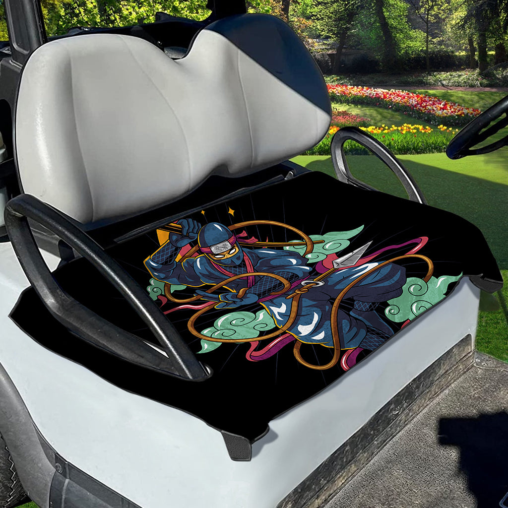Ninja Warrior Print Golf Cart Seat Cover