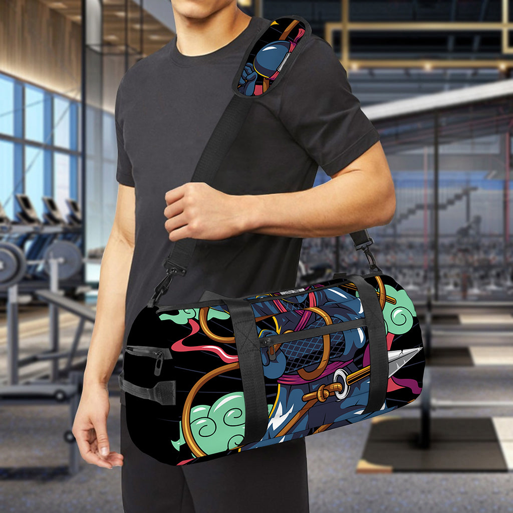 Ninja Warrior Print Gym Bag