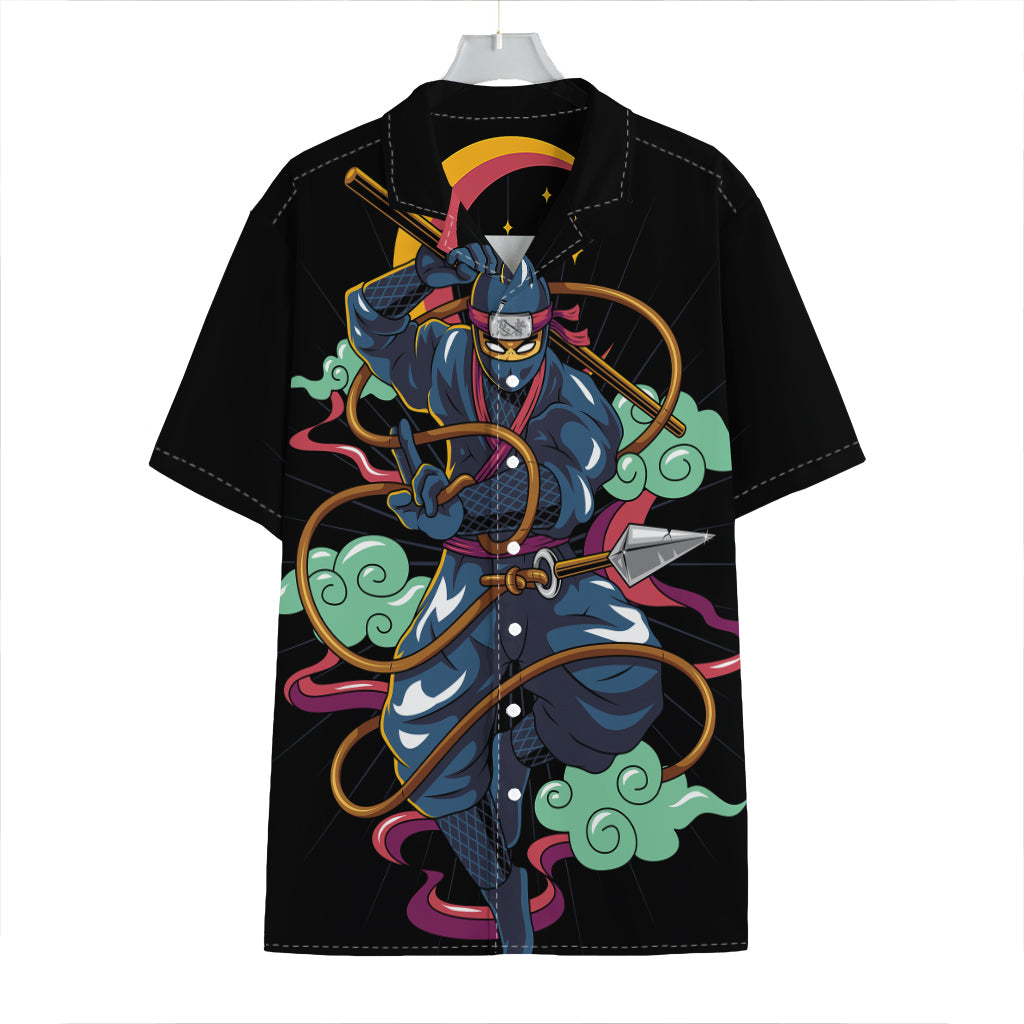 Ninja Warrior Print Hawaiian Shirt