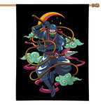 Ninja Warrior Print House Flag
