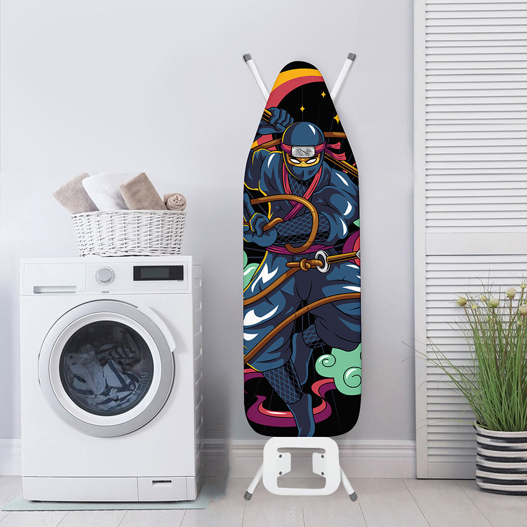 Ninja Warrior Print Ironing Board Cover