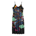 Ninja Warrior Print Jersey Midi Cami Dress