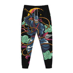 Ninja Warrior Print Jogger Pants