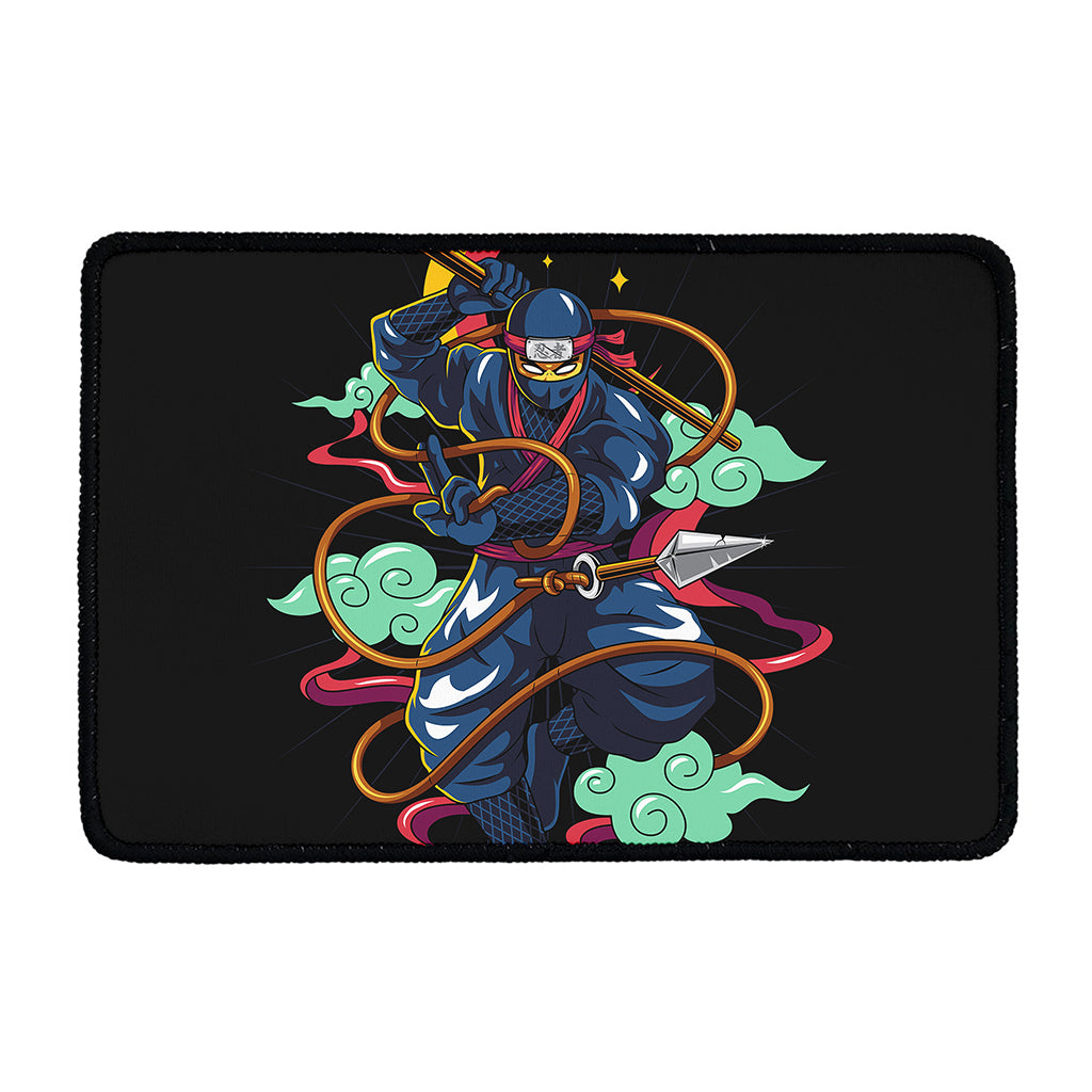 Ninja Warrior Print Kitchen Mat