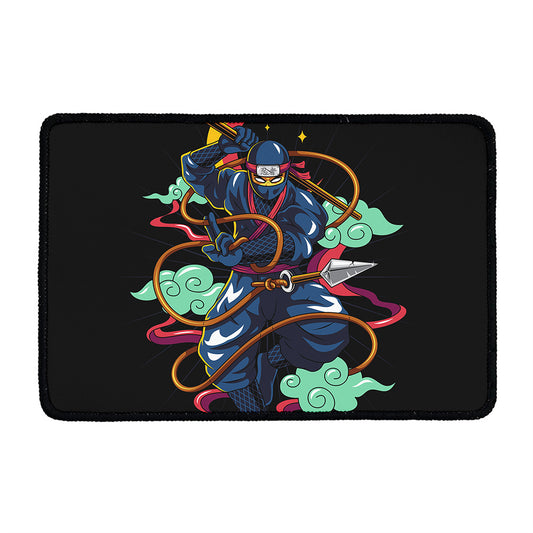 Ninja Warrior Print Kitchen Mat