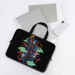 Ninja Warrior Print Laptop Sleeve With Handle