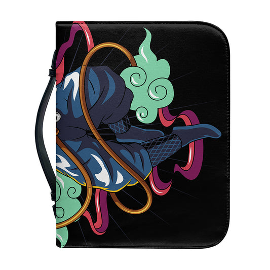 Ninja Warrior Print Leather Bible Cover