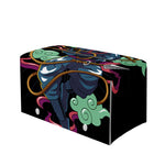 Ninja Warrior Print Leather Tissue Box Cover