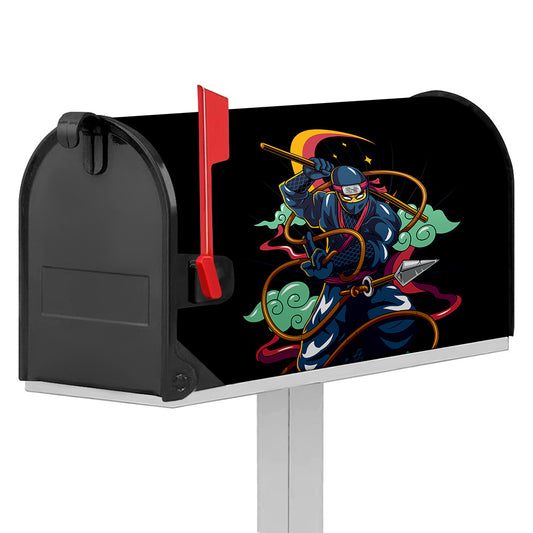 Ninja Warrior Print Mailbox Cover