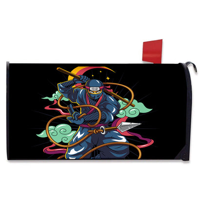 Ninja Warrior Print Mailbox Cover