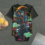 Ninja Warrior Print Men's Bodysuit