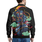 Ninja Warrior Print Men's Bomber Jacket