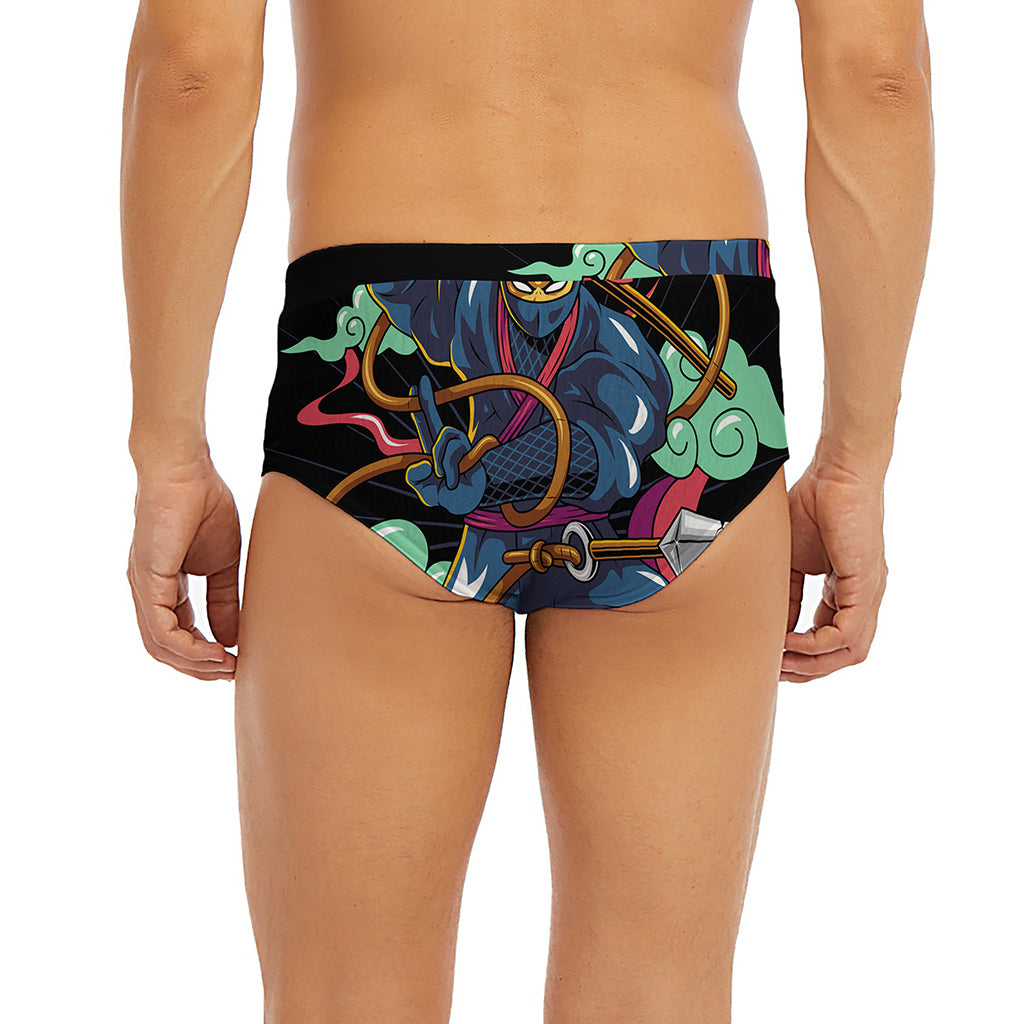 Ninja Warrior Print Men's Briefs
