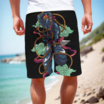 Ninja Warrior Print Men's Cargo Shorts