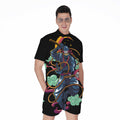Ninja Warrior Print Men's Romper