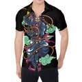 Ninja Warrior Print Men's Shirt