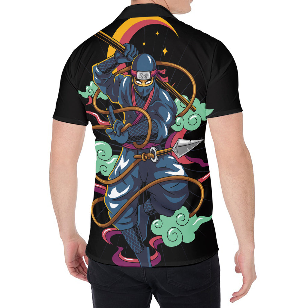 Ninja Warrior Print Men's Shirt