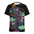 Ninja Warrior Print Men's Athletic T-Shirt
