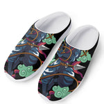 Ninja Warrior Print Mesh Casual Shoes