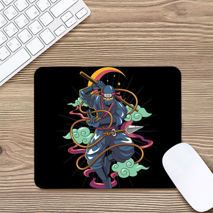Ninja Warrior Print Mouse Pad