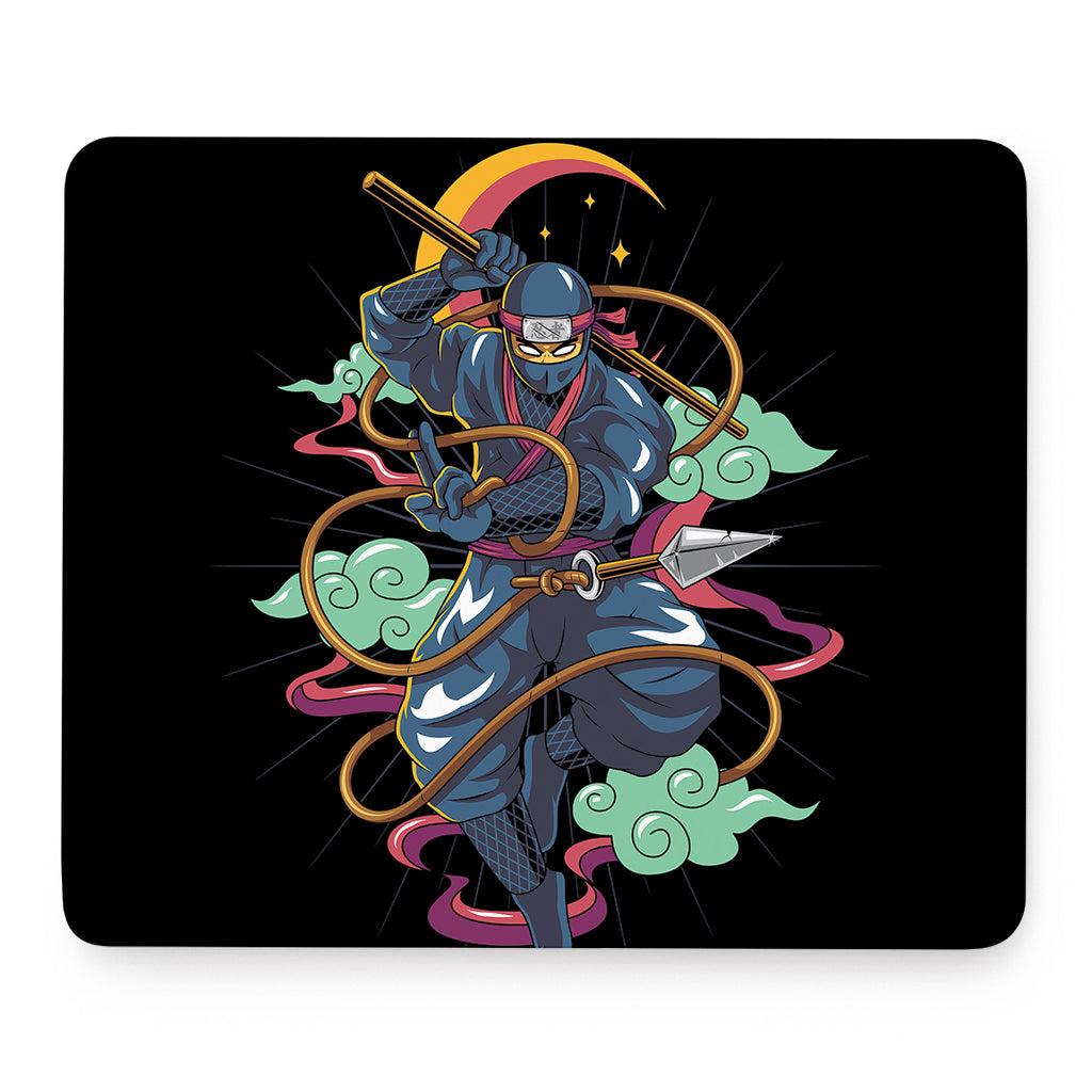 Ninja Warrior Print Mouse Pad