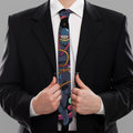 Ninja Warrior Print Necktie