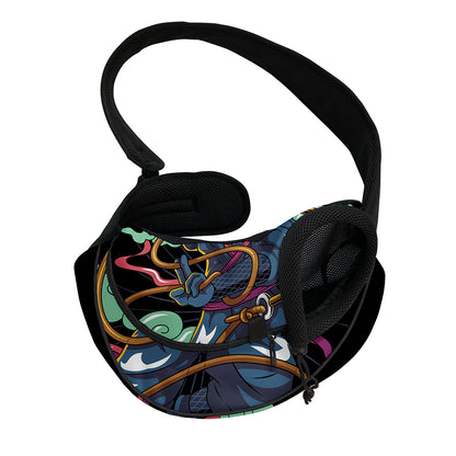 Ninja Warrior Print Pet Sling Carrier