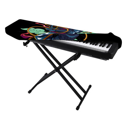 Ninja Warrior Print Piano Keyboard Cover
