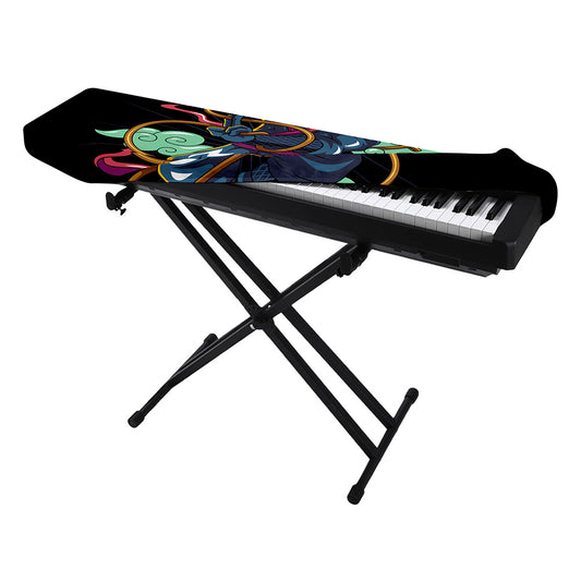 Ninja Warrior Print Piano Keyboard Cover