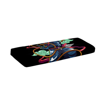 Ninja Warrior Print Piano Keyboard Cover