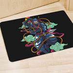 Ninja Warrior Print Polyester Doormat