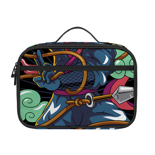 Ninja Warrior Print Portable Lunch Bag