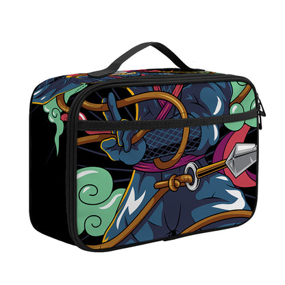 Ninja Warrior Print Portable Lunch Bag