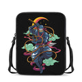 Ninja Warrior Print Rectangular Crossbody Bag