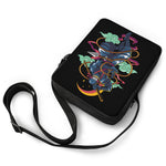 Ninja Warrior Print Rectangular Crossbody Bag