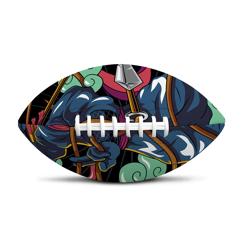 Ninja Warrior Print Rugby Ball