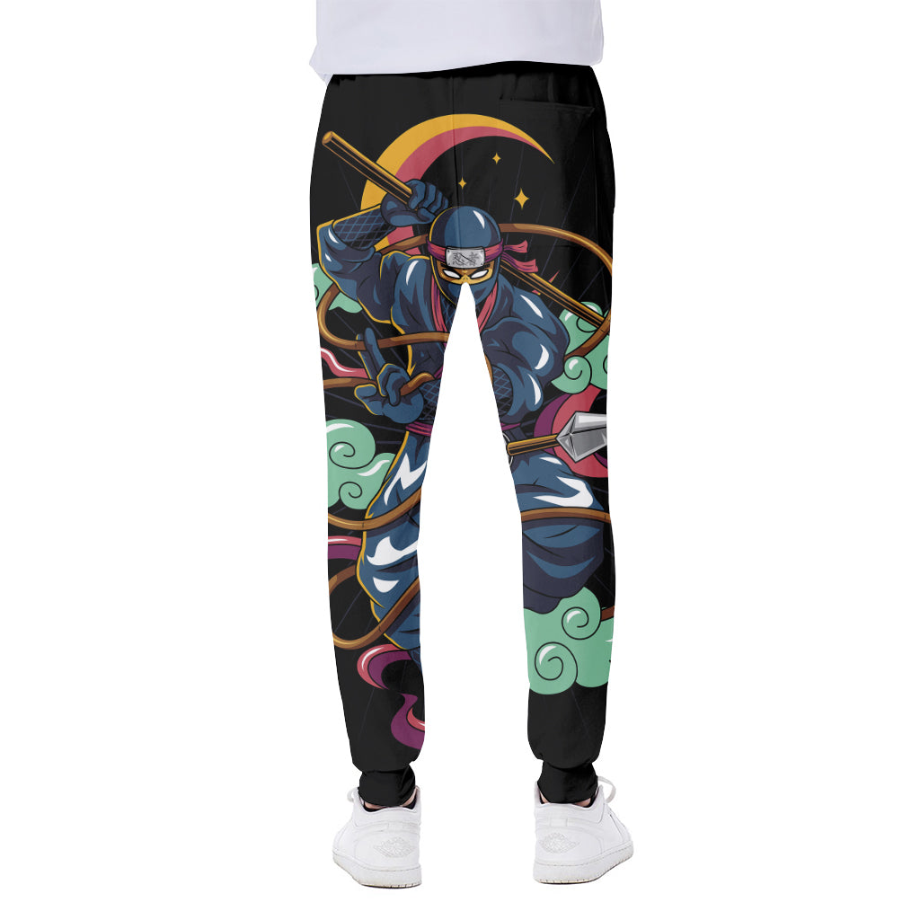 Ninja Warrior Print Scuba Joggers