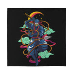 Ninja Warrior Print Silk Bandana