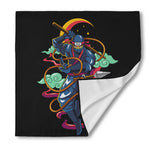 Ninja Warrior Print Silk Bandana