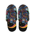 Ninja Warrior Print Slippers