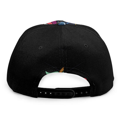Ninja Warrior Print Snapback Cap