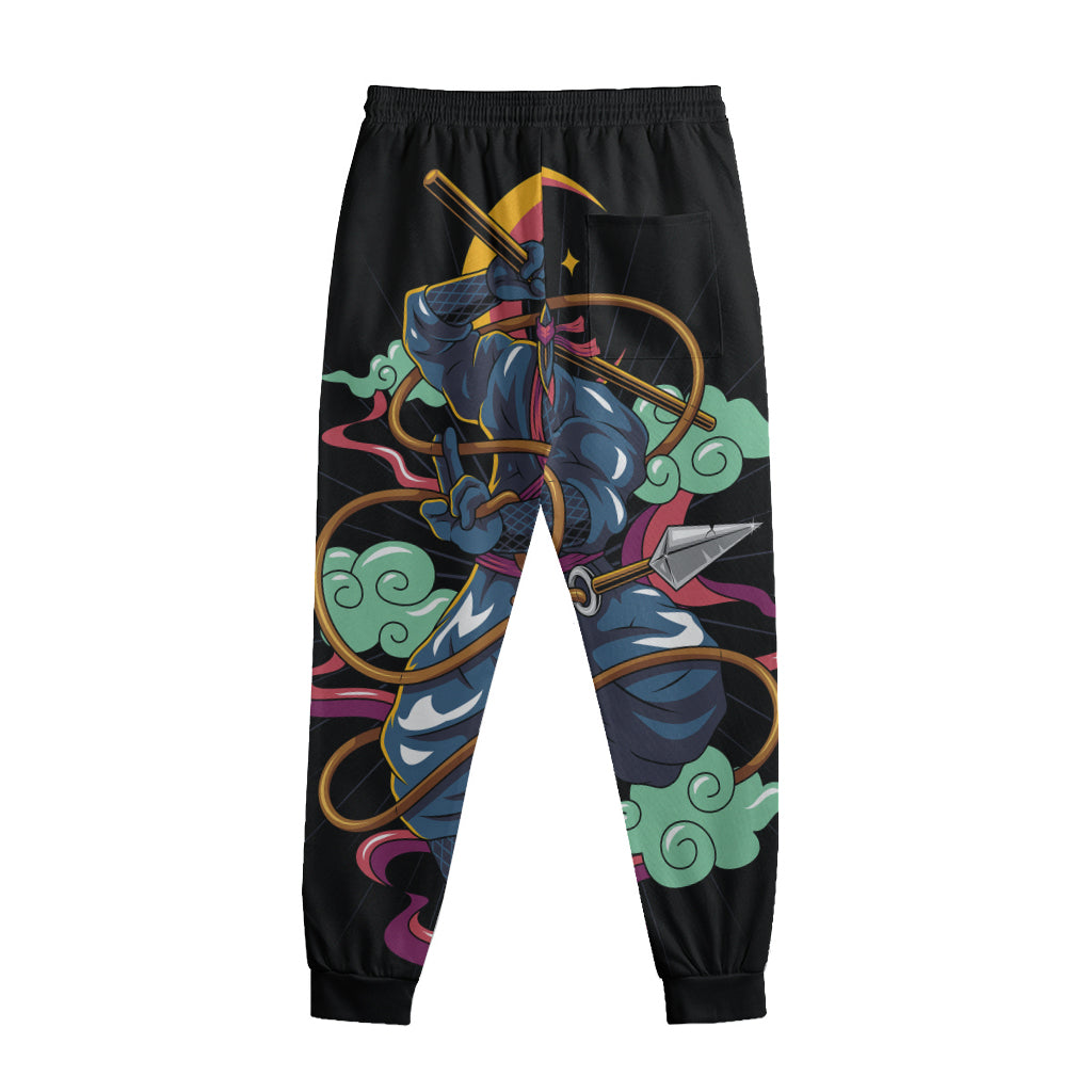 Ninja Warrior Print Sweatpants