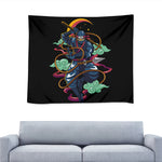 Ninja Warrior Print Tapestry