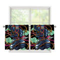 Ninja Warrior Print Tier Curtains